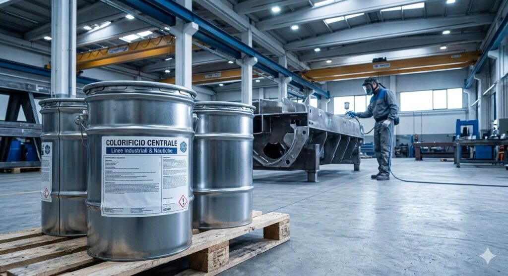 vernici industriali colorificio bollate dimensioni grandi